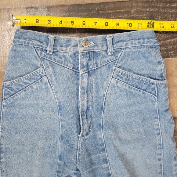 Vintage Punky Womens‎ Denim Blue 100% Cotton Jeans Retro Casual Minimalist - Picture 10 of 13